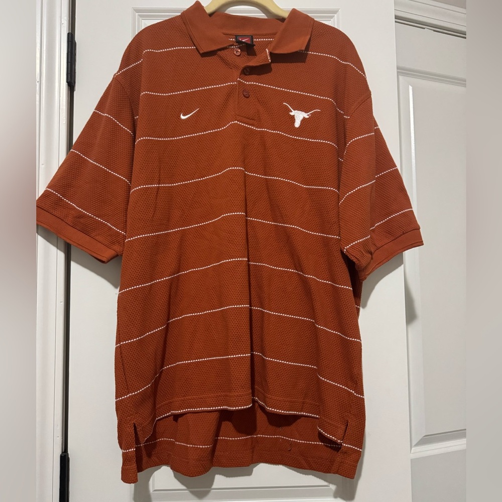 Vintage Nike‎ Men's Texas Longhorns Polo Shirt Large